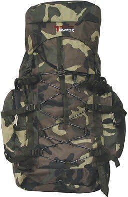 Large Camping Backpack 3200 Cu in Hiking Pack Camouflage