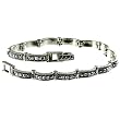 Crescent Link Silver Natural Seed Pearl Bracelet - Dahlia Vintage Collection Crescent Link Silver Natural Seed Pearl Bracelet - Dahlia Vintage Collection