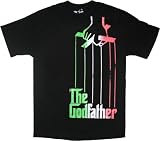 The Godfather Italian Flag Colors Puppeteer Black T-Shirt Tee