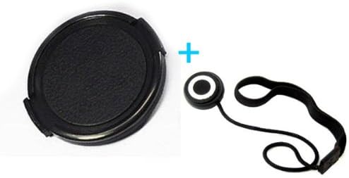 EzFoto 40.5mm snap-on lens cap, with lens keeper