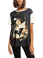 Mexx Camiseta Manga Corta (Crema)