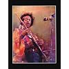 Jimi Hendrix Experience On Stage Woodstock Music Poster - 11x17