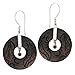 Sajen Sterling Silver Carved Black Mother-Of-Pearl title=