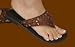 WOMENS SANDALS BROWN THONG