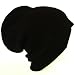 Black Beanie Slouchy Baggy Style Skull Cap Chullo Ski Hat D&Y