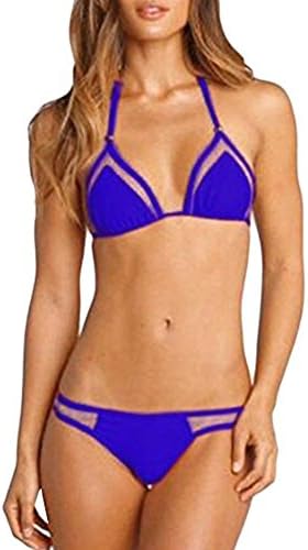 Fashion iDEA SEXYARN Women's Bandage Mesh Brazilian Triangle String Bikini Set Swimsuit Lady Wear