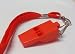 Pea-less Plastic Whistle with Breakway Lanyard, No Cork Ball Referee Whistle, Whistles
