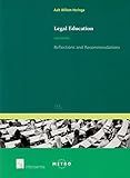Legal education : reflections and recommendations