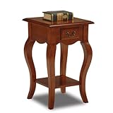 IMAGE OF Favorite Finds Brown Cherry Finish Square Side Table