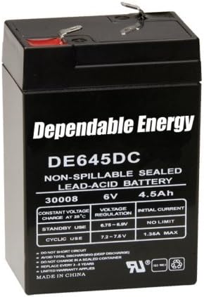 American Hunter GSM-DE-30008 6V 4.5 AMP HR RECHARGEABLE BATTERY -