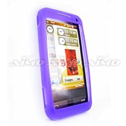 Samsung i900 Omnia Protector Soft Case Silicone Rubber Cover Purple