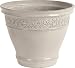 Dynamic Design GVS1006BE Versaille 10-Inch Ceramix Planter, Classic Chic Style, Bone Glaze
