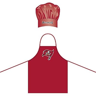 Tampa Bay Buccaneers Nfl Barbeque Apron And Chefs Hat