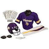 Minnesota Vikings Youth NFL Deluxe Helmet and Uniform Set (Small)