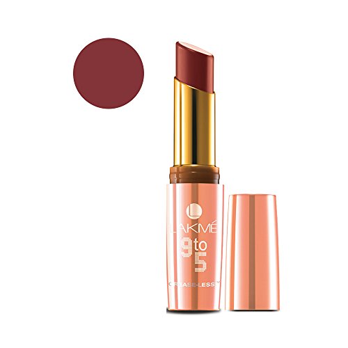 lakme 9 to 5 maroon lipstick