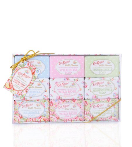Cath Kidston Bath Soap Gift Set Wild Flowers Assorted Fragrances Guest Soap Free Gift Wrap