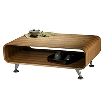 Table basse de salon Perugia Zebrano XXL DL-932, 90x61x33cm