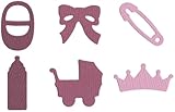 QuicKutz Cookie Cutter Die Set, Baby Shapes, Girl