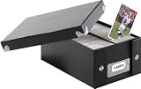 Snap-N-Store Trading Card Storage Box - 8.25 x 3.75 x 5 Inches - Black (SNS01801)