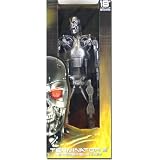  : Reel Toys 18 Inch Light-Up Eyes Poseable Action Figure Terminator 2 T-800 Endoskeleton