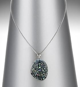 Silver Plated Swirl Pendant Retro Necklace