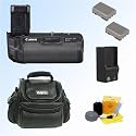 Canon BG-E3 Battery Grip for EOS Digital Rebel XT Camera + Accessory Kit