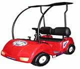 Red Big Driver Two Seat Golf Cart