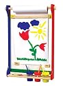 Kid's Multi-Color Wood Wall Mount Easel w/ Paper Roll