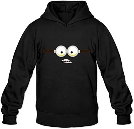 Kosiaz Men's Minions Despicable Me Donny Hoodies XX-Large Black