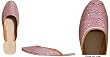 Beaded & Sequin Indian Leather Slippers for Women Handcrafted Casual Footwear Available in Various Sizes