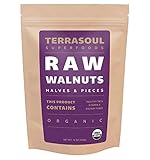 Terrasoul Superfoods Organic Raw Walnuts - 1 Pound