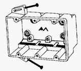 Allied Moulded 3300=NK 3 Gang Switch Box