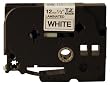 Brother 26.2-Foot Black on White 1/2-Inch Labeling Tape (TZ231)