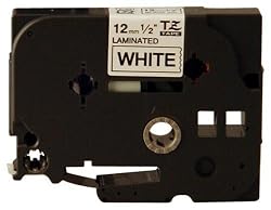 Brother 26.2-Foot Black on White 1/2-Inch Labeling Tape (TZ231)