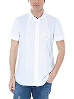 DATCH Camisa Hombre (Blanco / Cielo)