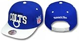 Baltimore Colts Blue/White Two Tone Plastic Snapback Adjustable Plastic Snap Back Hat / Cap