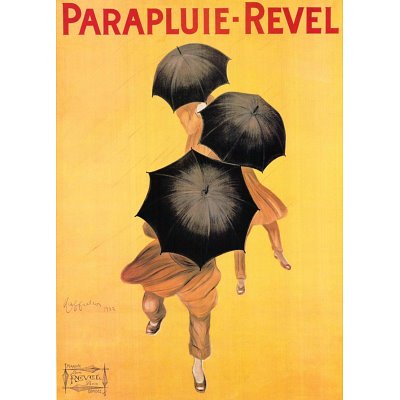 Cappiello Parapluie-Revel 1922 Poster Art Deco Print - 24x36