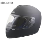Advanced Hawk Black Flat Full Face Motorcycle Helmet