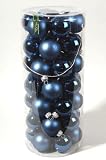 49 Christbaumkugeln Ø 6cm NACHTBLAU #X140829