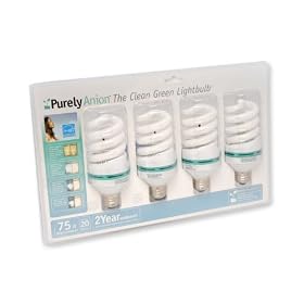 Purely Products PA204 20-Watt Green Energy Efficient Compact Fluorescent Light Bulb,... by Purely Products