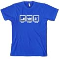 Eat Sleep Fish - Mens Fishing T-Shirt - 7 Colours