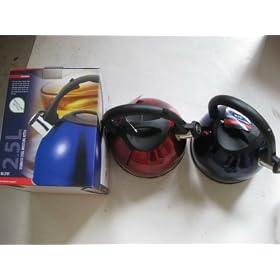 2.5l Stainless Steel Whistling Tae Kettle , Bottom Dia:19cm,red blue 2 Colors. by RJ Quality Products
