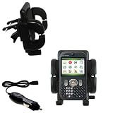 HTC CDMA PDA Phone Auto Vent Holder with Car Charger - Uses Gomadic TipExchange