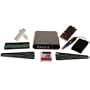 FR�SER MANIK�RE PEDIK�RE SET NAGELFR�SER NAGEL Fu�pedal + 30 teiliges Diamantfr�ser Set + 100 Schleifh�lsen + 2 Feilbl�cke + 10 Kunststoffkernfeilen