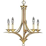 IMAGE OF Progress Lighting P4327-10 5-Light Chandelier, Polished Brass
