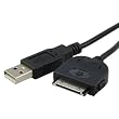 Premium Black USB Charging Sync Cable for Apple Iphone 3G, 3Gs, iPhone 8GB, 16GB, iPhone 2G, iPod Nano (3rd / 4th Generation), iPod Touch (1st / 2nd Generation) 8GB, 16GB, 32GB, iPod Classic, iPad