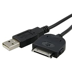 Premium Black USB Charging Sync Cable for Apple Iphone 3G, 3Gs, iPhone 8GB, 16GB, iPhone 2G, iPod Nano (3rd / 4th Generation), iPod Touch (1st / 2nd Generation) 8GB, 16GB, 32GB, iPod Classic, iPad