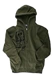Gnu Factory Men's Hooded Zip Sweatshirt - Army