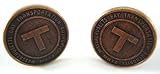 Boston MBTA T Transit Token Cufflinks