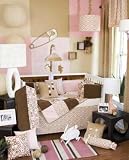 Tickled Pink Tan Pillow w/Grommets